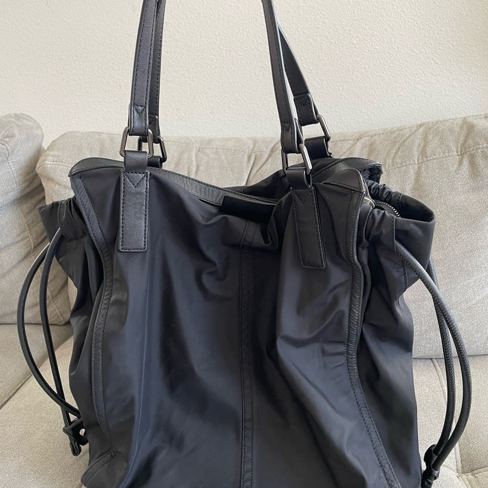 Burberry Black Nylon and Leather Buckleigh Tote - Picture 2 of 11